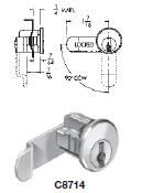 Box of 50 Mailbox Lock Key Blank, Pin Tumbler, Reverse, 5-Pin, Brass, For  2000PS to 2999PS and 4000PS to 4999PS Lock